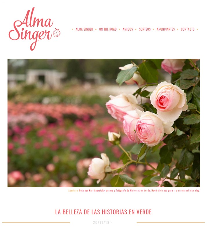 Blog Alma Singer