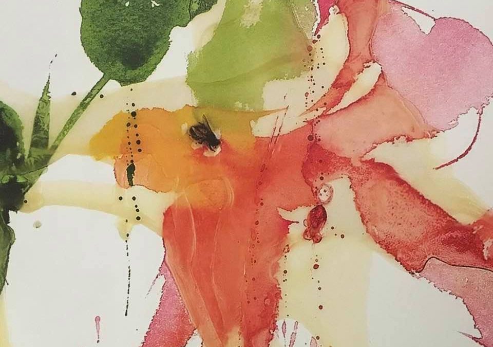 Las flores del palo borracho en el pincel de Cristina Coroleu