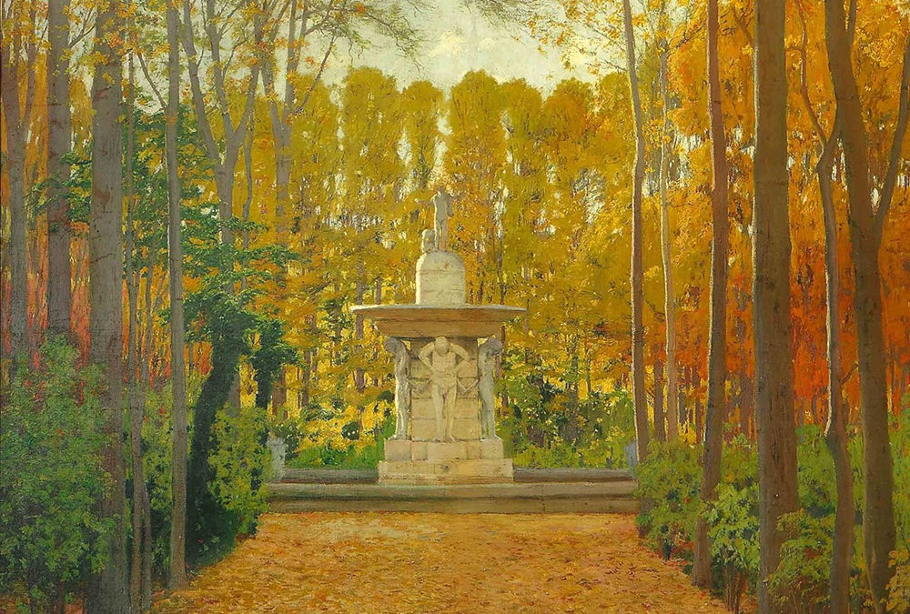 Santiago Rusiñol y sus jardines otoñales